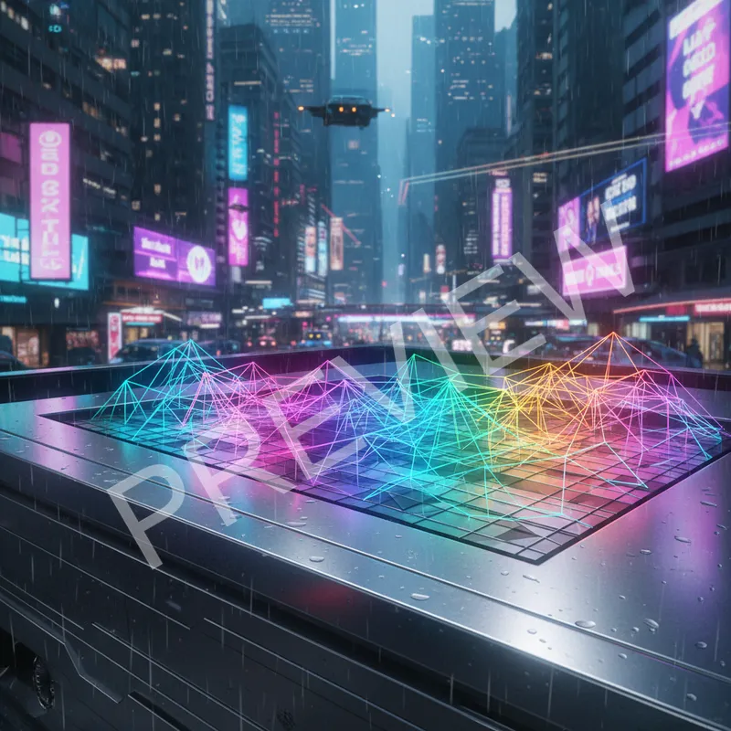 Holographic Foil Texture