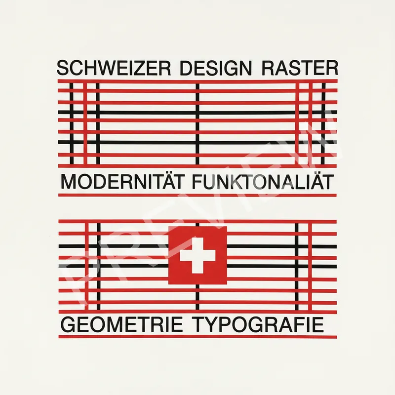 Swiss Design Grid Pattern