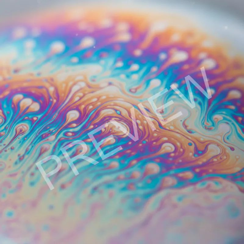 Iridescent Soap Bubble Texture